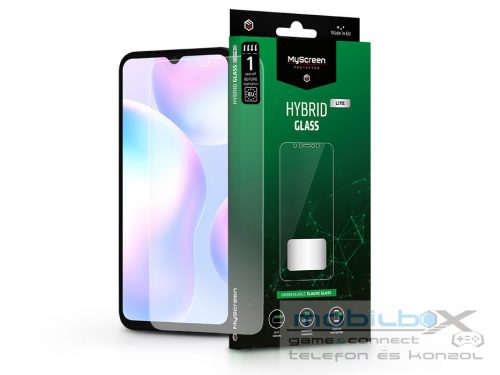 Xiaomi Redmi 9A/9AT/9C rugalmas üveg képernyővédő fólia - MyScreen Protector    Hybrid Glass Lite - átlátszó