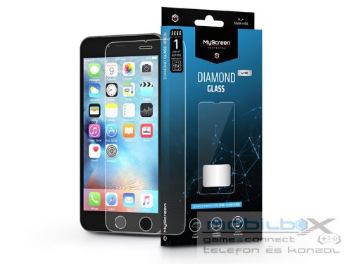 Apple iPhone 6/6S edzett üveg képernyővédő fólia - MyScreen Protector Diamond   Glass Lite Full Glue - átlátszó