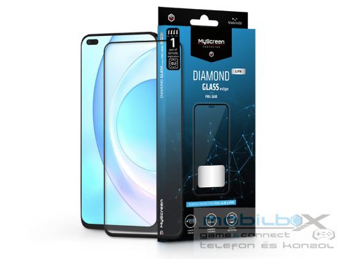 Honor 50 Lite/Huawei Nova 8i edzett üveg képernyővédő fólia - MyScreen ProtectorDiamond Glass Lite Edge2.5D Full Glue - fekete