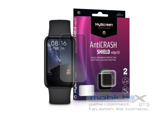 Xiaomi Redmi Smart Band Pro ütésálló képernyővédő fólia - MyScreen Protector    AntiCrash Shield Edge3D - 2 db/csomag - átlátszó