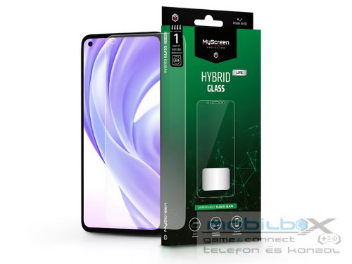 Xiaomi Mi 11 Lite LTE/11 Lite 5G rugalmas üveg képernyővédő fólia - MyScreen    Protector Hybrid Glass Lite - átlátszó