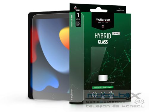 Apple iPad 10.2 (2019/2020/2021) rugalmas üveg képernyővédő fólia - MyScreen    Protector Hybrid Glass Lite - átlátszó