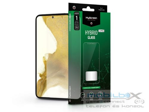 Samsung S901B Galaxy S22 5G/Galaxy S23 rugalmas üveg képernyővédő fólia -       MyScreen Protector Hybrid Glass Lite - átlátszó