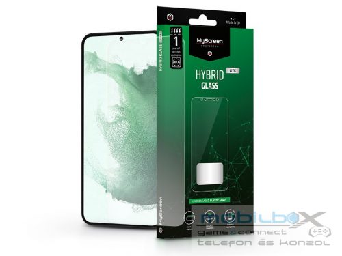 Samsung S906 Galaxy S22+ 5G/Galaxy S23+ rugalmas üveg képernyővédő fólia -      MyScreen Protector Hybrid Glass Lite - átlátszó