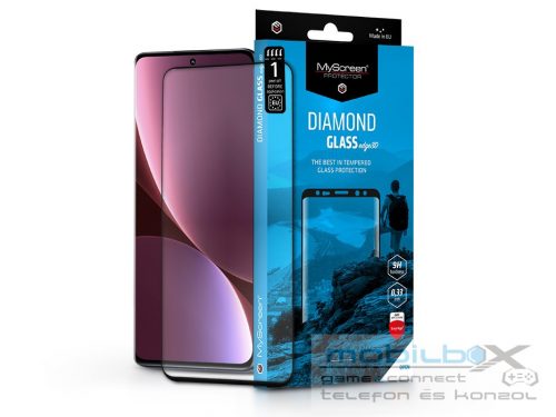 Xiaomi 12 Pro edzett üveg képernyővédő fólia ívelt kijelzőhöz - MyScreen        Protector Diamond Glass Edge3D - fekete