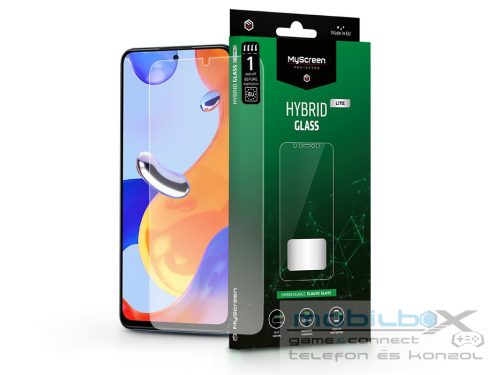 Xiaomi Redmi Note 11 Pro 5G rugalmas üveg képernyővédő fólia - MyScreen         Protector Hybrid Glass Lite - átlátszó