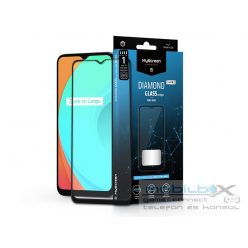   Realme C11/C12/C21 edzett üveg képernyővédő fólia - MyScreen Protector Diamond  Glass Lite Edge2.5D Full Glue - fekete