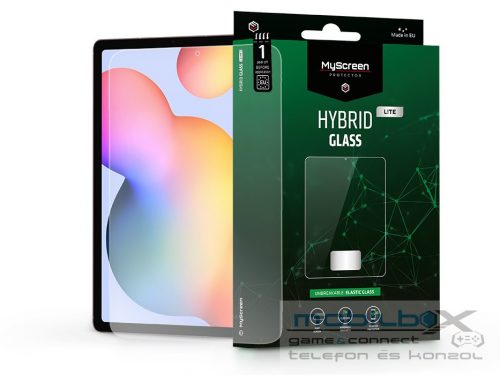 Samsung Galaxy Tab S6 Lite 10.4 rugalmas üveg képernyővédő fólia - MyScreen Protector Hybrid Glass Lite - átlátszó