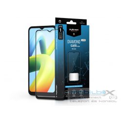   Xiaomi Redmi A1 edzett üveg képernyővédő fólia - MyScreen Protector Diamond     Glass Lite Edge2.5D Full Glue - fekete