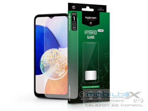 Samsung A145 Galaxy A14 4G/Galaxy A14 5G rugalmas üveg képernyővédő fólia -     MyScreen Protector Hybrid Glass  Lite - átlátszó