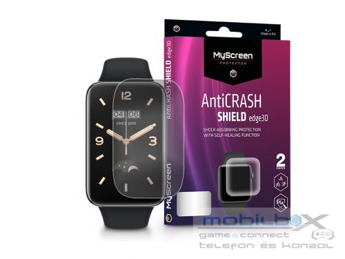 Xiaomi Mi Smart Band 7 Pro ütésálló képernyővédő fólia - MyScreen Protector     AntiCrash Shield Edge3D - 2 db/csomag - átlátszó