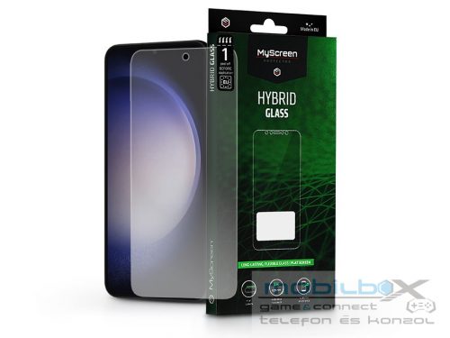 Samsung S906 Galaxy S22+ 5G/Galaxy S23+ rugalmas üveg képernyővédő fólia -      MyScreen Protector Hybrid Glass Green - átlátszó