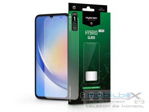 Samsung SM-A346 Galaxy A34 5G rugalmas üveg képernyővédő fólia - MyScreen       Protector Hybrid Glass Lite - átlátszó