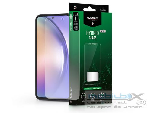 Samsung SM-A546 Galaxy A54 5G rugalmas üveg képernyővédő fólia - MyScreen       Protector Hybrid Glass Lite - átlátszó