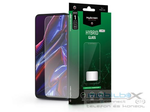 Xiaomi Poco X5 5G rugalmas üveg képernyővédő fólia - MyScreen  Protector Hybrid Glass Lite - átlátszó