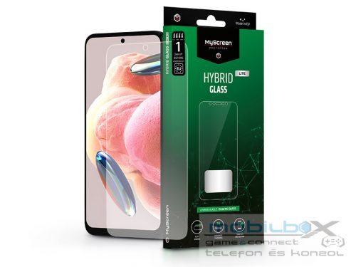 Xiaomi Redmi Note 12 4G rugalmas üveg képernyővédő fólia - MyScreen Protector   Hybrid Glass Lite - átlátszó