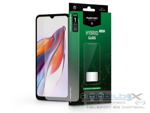 Xiaomi Redmi 12C rugalmas üveg képernyővédő fólia - MyScreen Protector Hybrid   Glass Lite - átlátszó