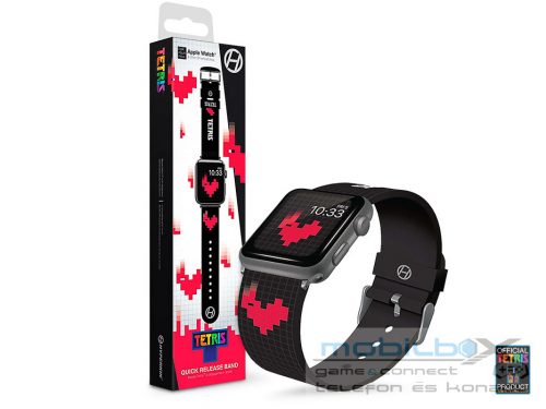 Hyperkin Tetris Limited Edition Quick Release szilikon óraszíj - Apple Watch +  Android Smartwatch - 38/40/42/44 mm - Heart Drop