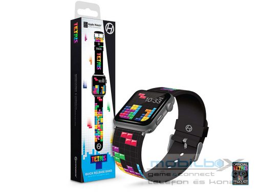 Hyperkin Tetris Limited Edition Quick Release szilikon óraszíj - Apple Watch +  Android Smartwatch - 38/40/42/44 mm - Tetrimino Stack