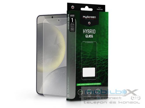 Samsung SM-S921 Galaxy S24 rugalmas üveg képernyővédő fólia - MyScreen ProtectorHybrid Glass Green - átlátszó