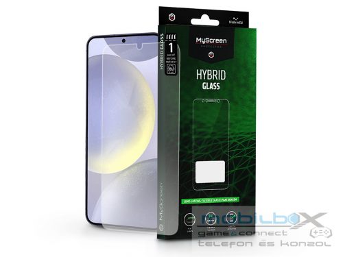 Samsung SM-S926 Galaxy S24+ rugalmas üveg képernyővédő fólia - MyScreen         Protector Hybrid Glass Green - átlátszó