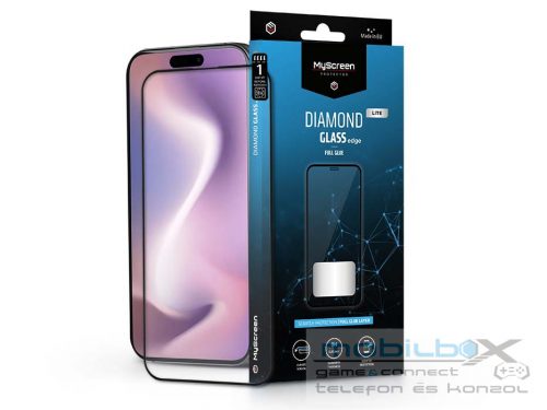 MyScreen Diamond Glass Lite Edge2.5D Full Glue - Apple iPhone 16 Pro üvegfólia