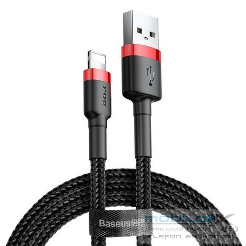 BASEUS cable USB to Apple Lightning 8-pin 2,4A Cafule CALKLF-A19 0,5m red-black