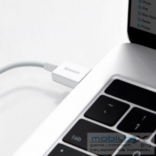 BASEUS cablel USB A to Apple Lightning 8-pin 2,4A Superior Series Fast Charging CALYS-02 0.25 meter white