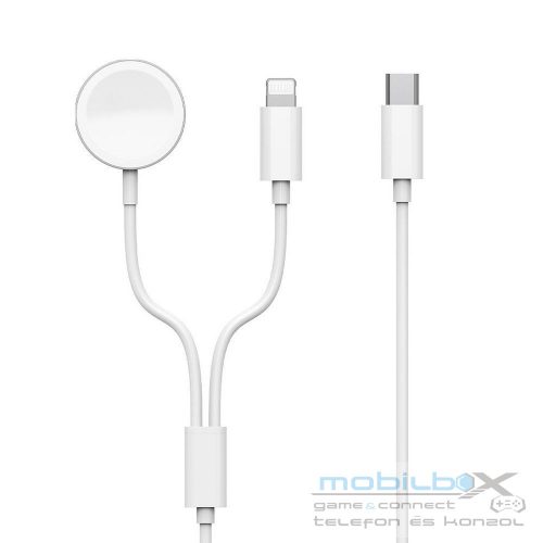 WiWU - 2in1 Wireless Charger Mi-10 for Apple Watch + Lightnig Cable