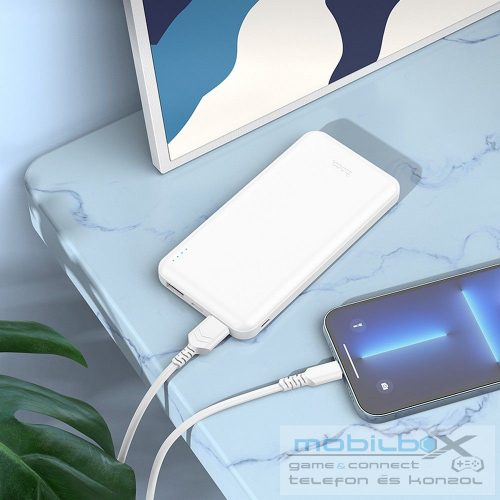 HOCO powerbank 10000 mAh 2,1A J100 white