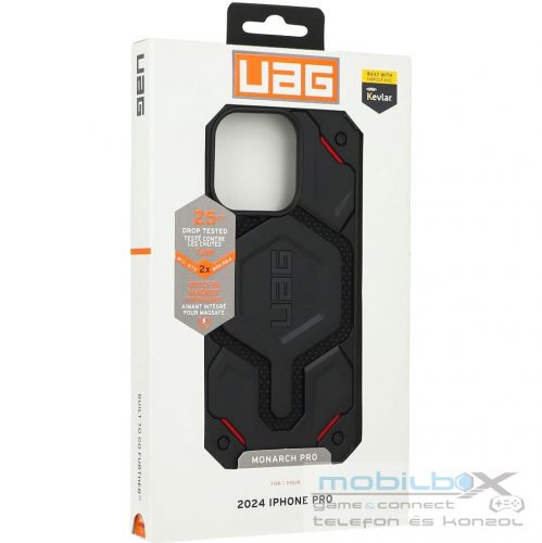 UAG Urban Armor Gear case MONARCH PRO for IPHONE 16 Pro kevlar black