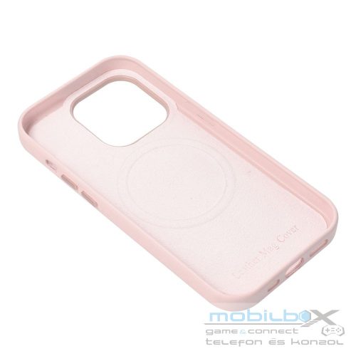 LEATHER MAG COVER case for SAMSUNG S25 PLUS sand pink