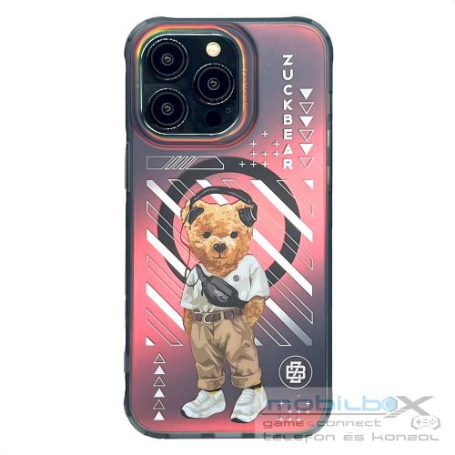 ZUCK BEAR case NEW YORK NEVER SLEEPS MAG compatible with MagSafe for IPHONE 15 Pro manhattan urbane