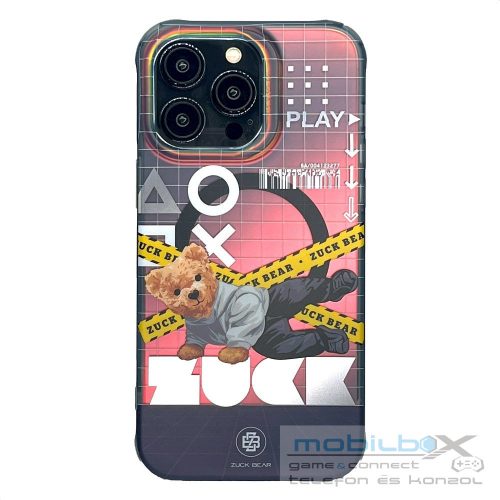 ZUCK BEAR case NEW YORK NEVER SLEEPS MAG compatible with MagSafe for IPHONE 15 Pro Max queens spark