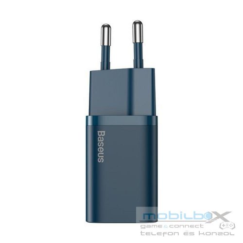 BASEUS wall charger Type C + cable Type C to Lightning PD QC3.0 3A 20W TZCCSUP-B03 blue