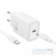 HOCO wall charger Type C + cable Type C to Lightning PD QC 20W N60 white