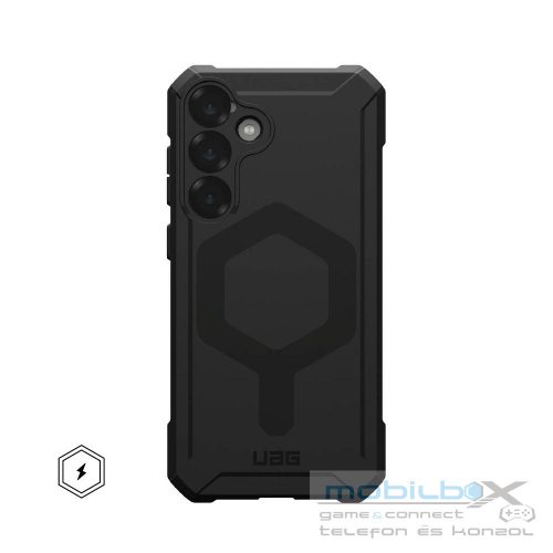 UAG Urban Armor Gear case ESSENTIAL ARMOR MAGNET with built-in magnet for SAMSUNG S25 Plus 5G black