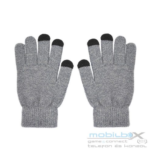 Touch screen gloves TRIANGLE for Man grey