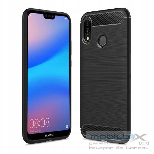 CARBON case for HUAWEI P20 LITE black