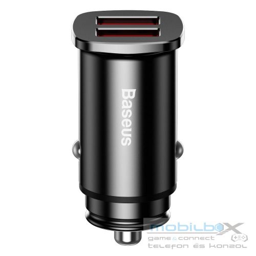 BASEUS car charger 2 x USB A QC3.0 5A 30W CCALL-DS01/BS-C16Q black