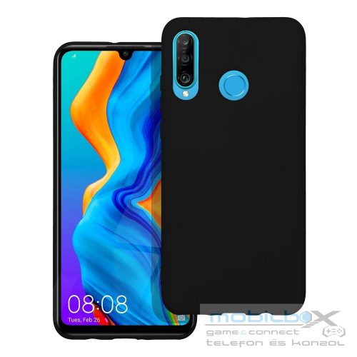 SILICONE case for HUAWEI P30 Lite black