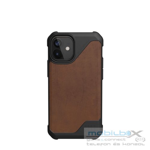 ( UAG ) Urban Armor Gear case Metropolis LT (leather) for IPHONE 12 MINI brown