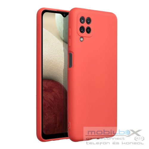 SILICONE case for SAMSUNG A12 peach