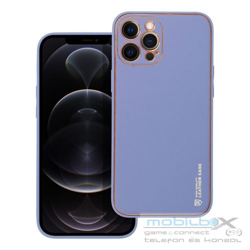 LEATHER case for IPHONE 12 Pro Max blue