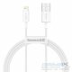 BASEUS cable USB A to Lightning 2,4A Superior CALYS-A02 1 m white