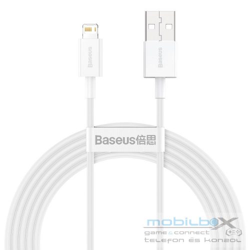 BASEUS cable USB A to Lightning 2,4A Superior CALYS-C02 2 m white