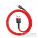 BASEUS cable USB A to Lightning 2,4A Cafule CALKLF-A09 0,5 m red black