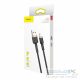 BASEUS cable USB A to Lightning 2,4A Cafule CALKLF-BV1 1 m black gold