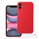 SILICONE MAG COVER case compatible with MagSafe for IPHONE 11 red