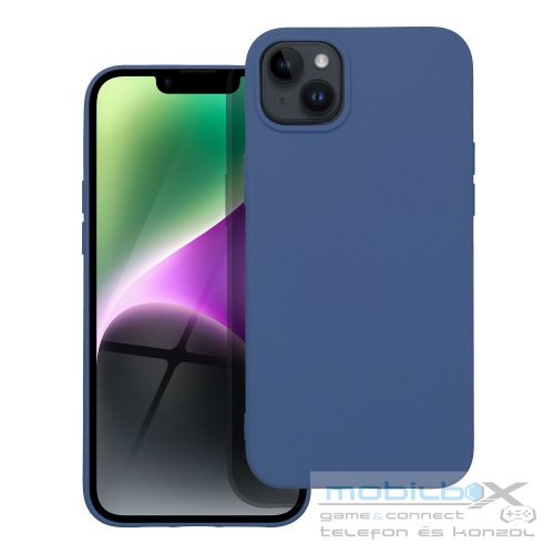 SILICONE case for IPHONE 14 Plus blue